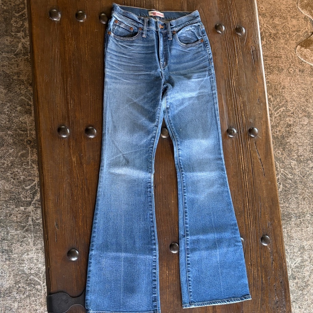 Madewell Blue Flare Jeans